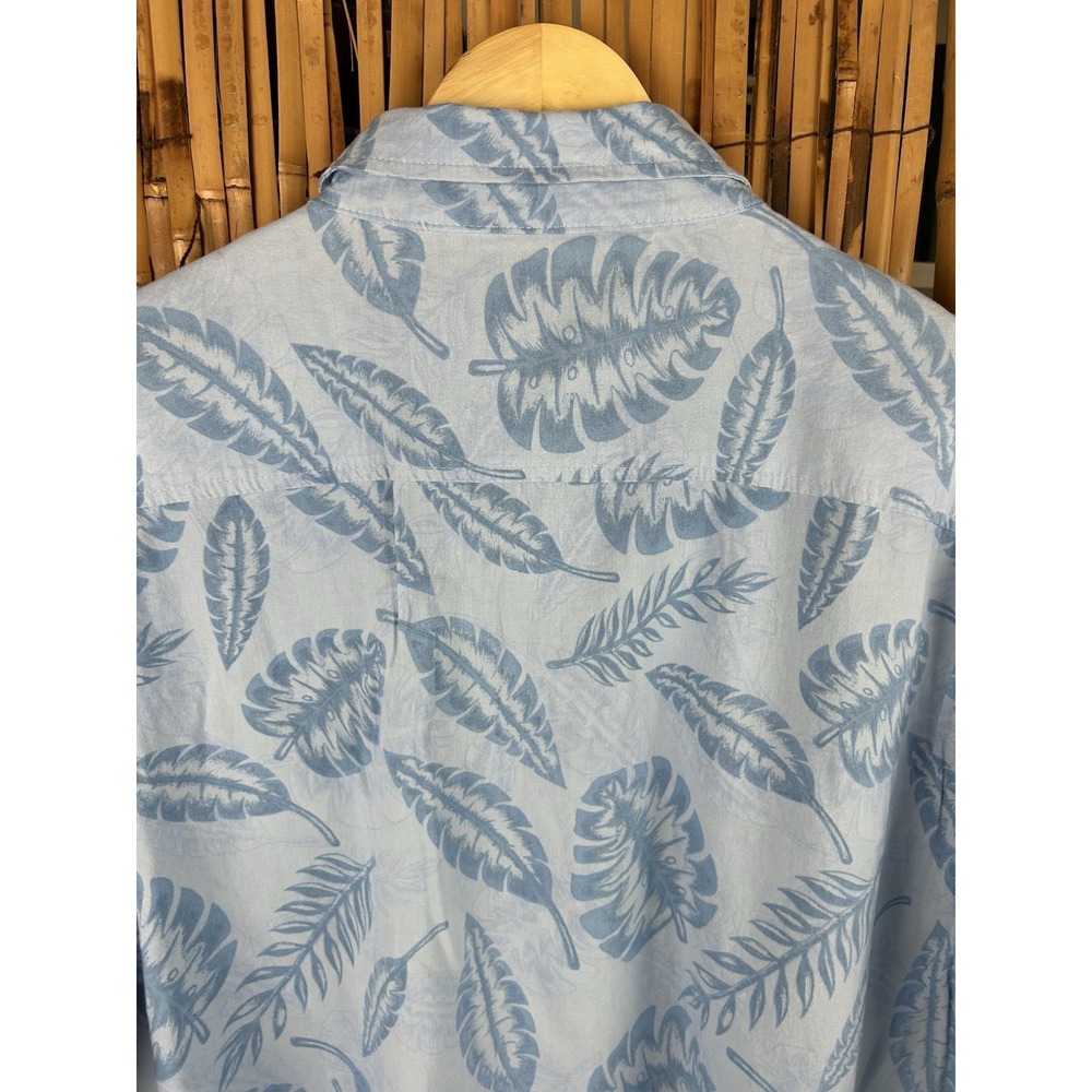 Ocean Current Hawaiian‎ Shirt Short Sleeve Button Down Blue Size XL - Picture 8 of 14